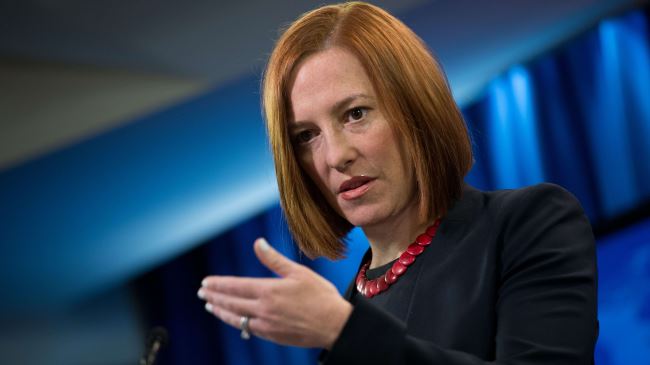 State Department spokeswoman Jen Psaki