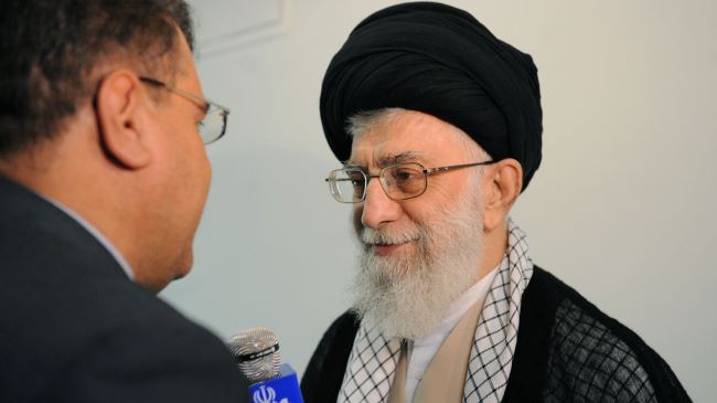 Khamenei after surgery