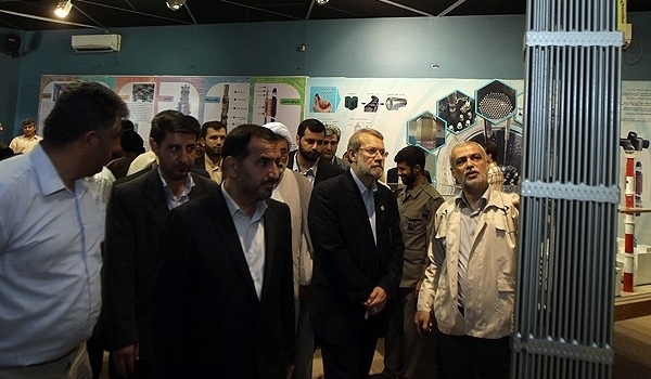 Larijani visit to Bushehr Nuclear Power