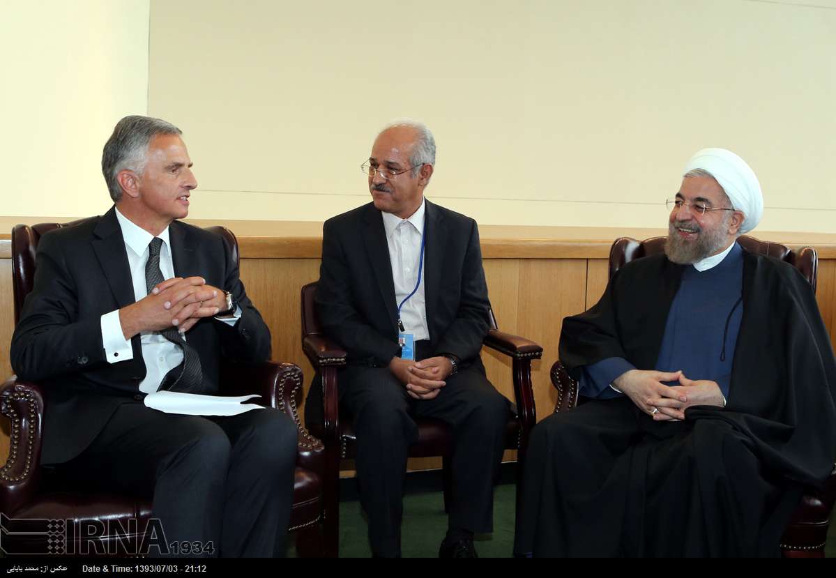 Rouhani & Didier Burkhalter