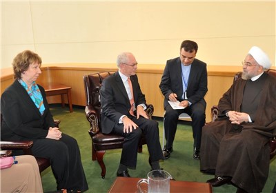 Rouhani & Herman Van Rampoy