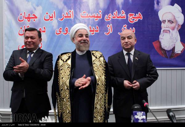 Rouhani in Tajikistan