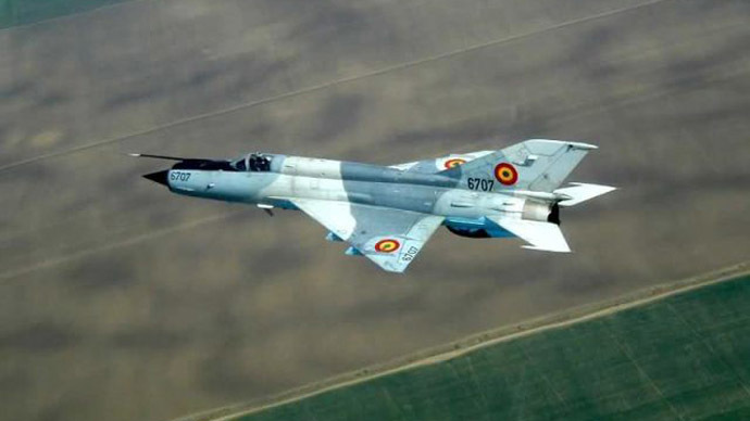 Soviet-made MiG-21 of the Syrian Air Force