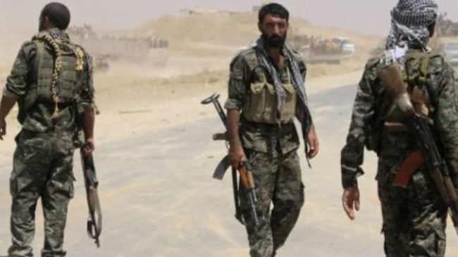 Syrian Kurdish fighters