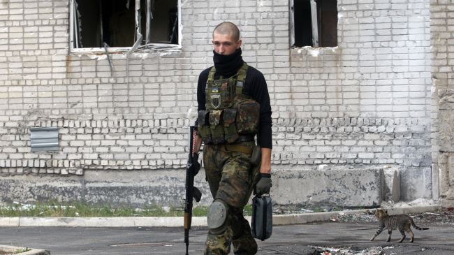 Ukrainian serviceman