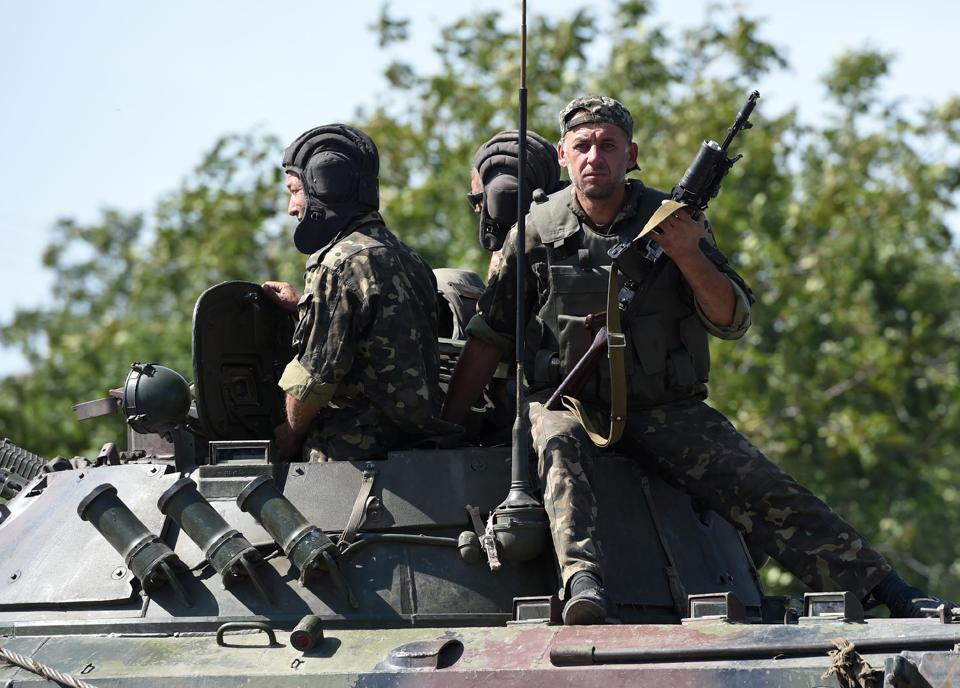 Ukrainian soldiers