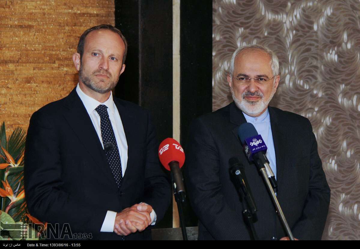 Zarif & Danish foreign minister