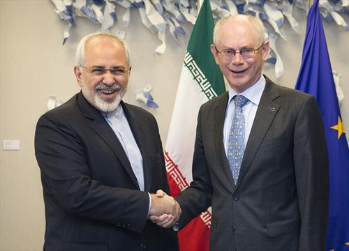 Zarif & EU president