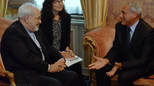 Zarif & Pietro Grasso