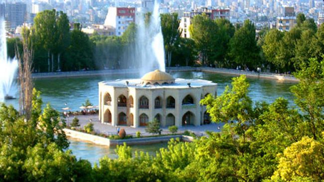 park of El Goli in Tabriz