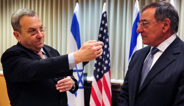 Barak and Leon Panetta