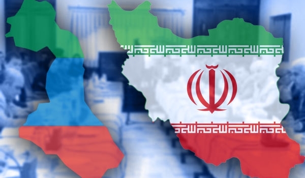Iran-Dagestan flags