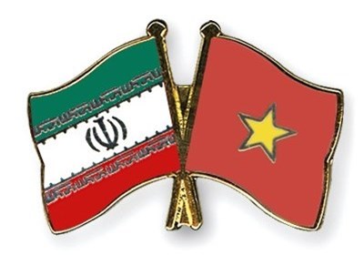 Iran-Vietnam flags