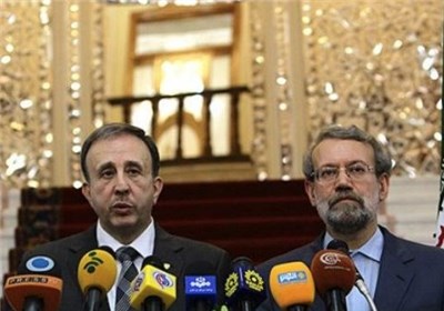 Larijani and Mohammad Jihad al Laham