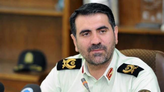 Tehran police chief Hossein Sajedinia
