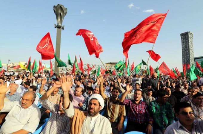 Anti ISIL protest in Iran