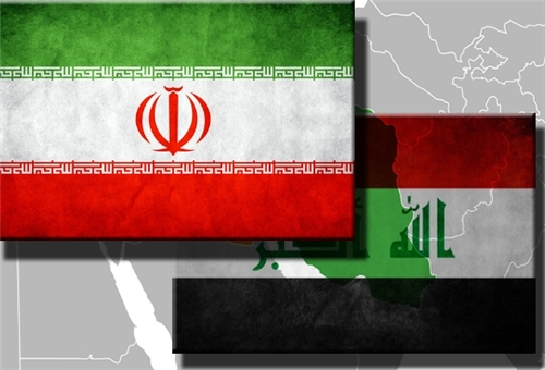 Flags of Iran & Iraq
