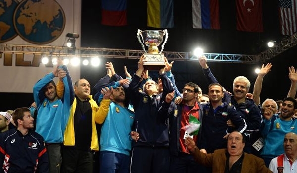 Iran freestyle wresting team