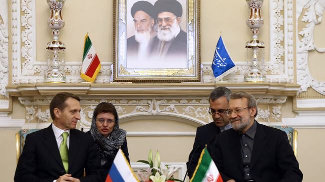 Larijani & Sergei Naryshkin