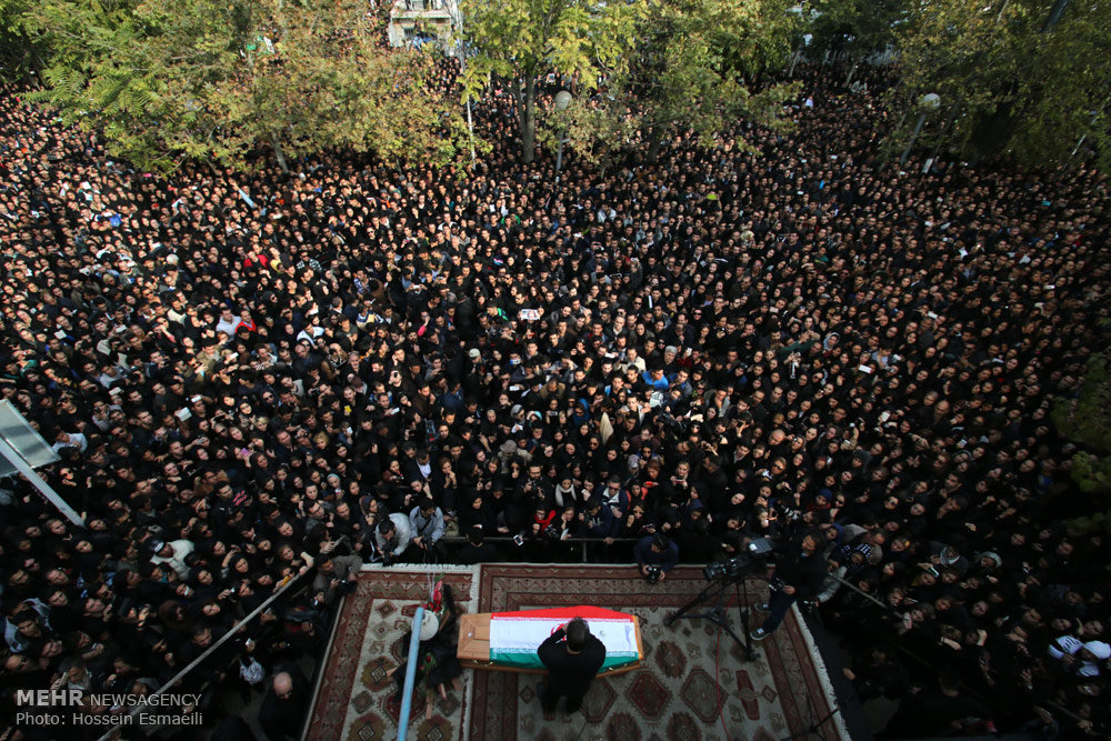 Morteza Pashaie funeral