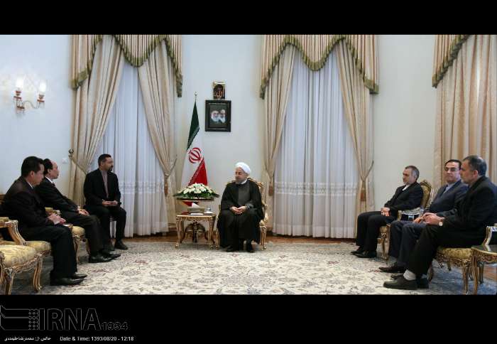 Rouhani & Laus ambassador to Iran