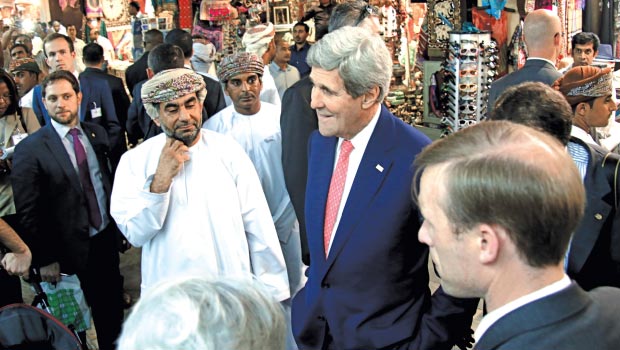 john kerry in muscat