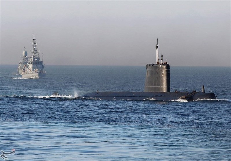 Foreign destroyers in sea of oman