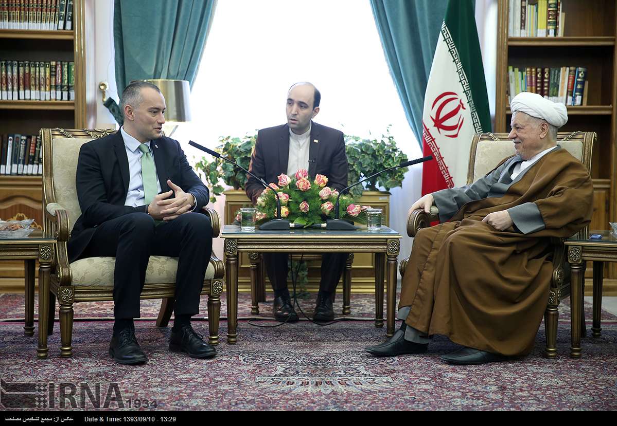 Rafsanjani & Nickolay Mladenov