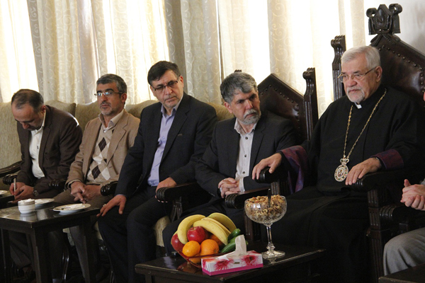 Salehi & Archbishop Sibuh Sarkisian