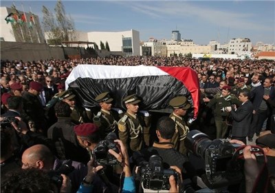Ziad Abu Ein funeral