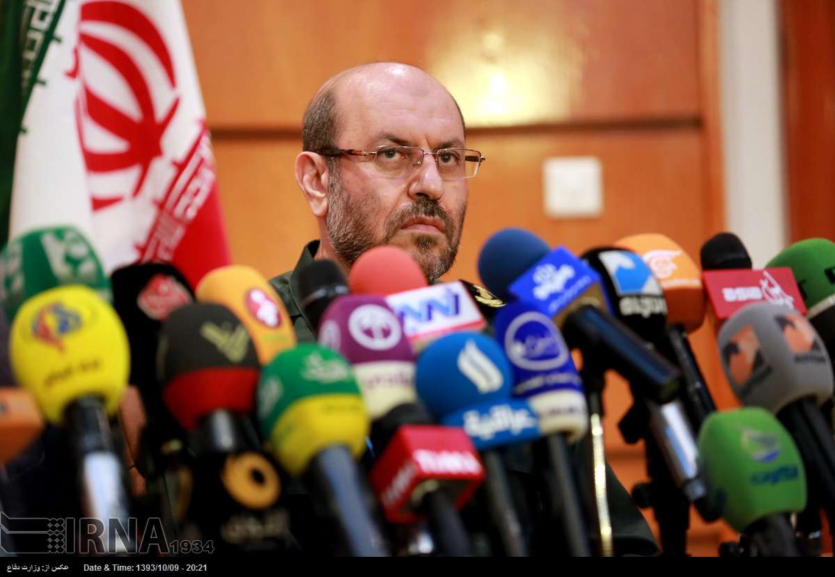dehqan in press conference with khaled al obeidi