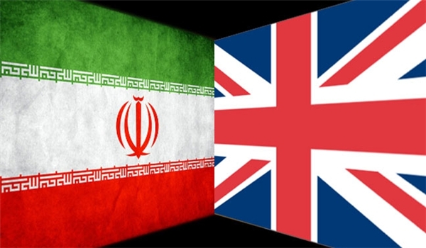 iran britain flag