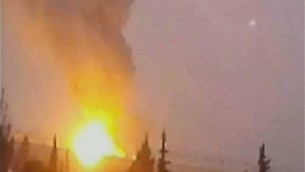 israel air stike on syria