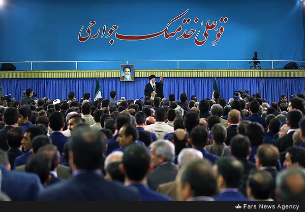 A khamenei meeting with athletes