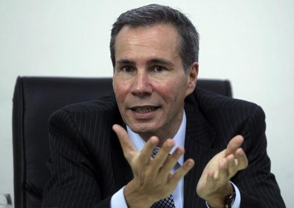 File photo of Argentine prosecutor Nisman during a meeting with journalists in Buenos Aires