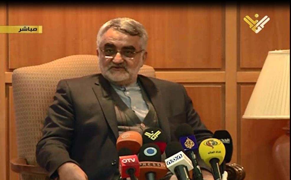 Chairman of the Iranian Parliament's National Security and Foreign Policy Commission Alaeddin Boroujerdi