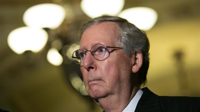 US Senate Majority Leader Mitch McConnell