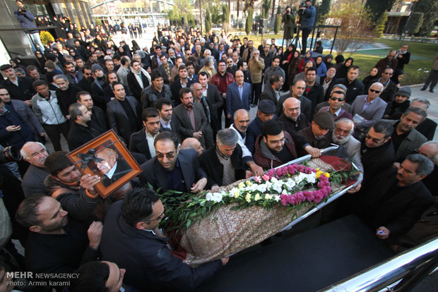 Moshfeq kashani funeral