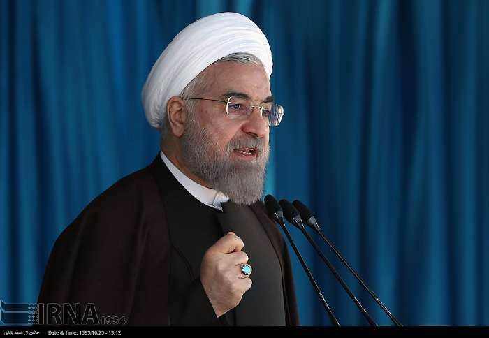 Rouhani in Bushehr