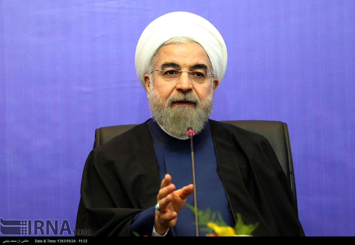 Rouhani in Bushehr