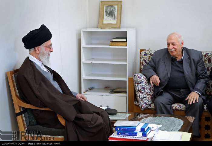 ahmad jibril meets ayatollah khamenei in tehran