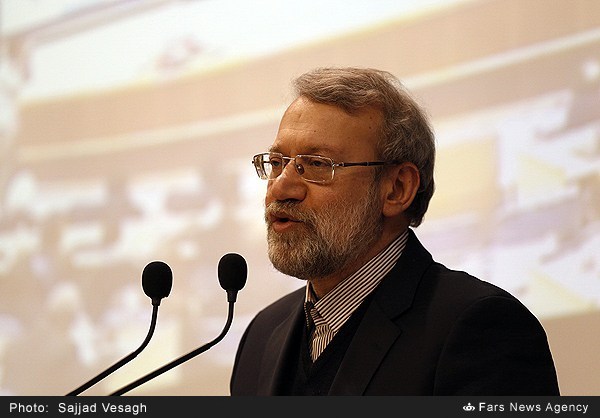 Irans Parliament Speaker Ali Larijani