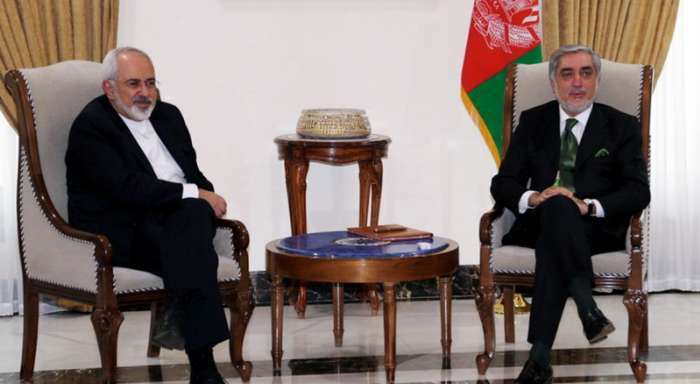 zarif and abdullah abdullah in kabul