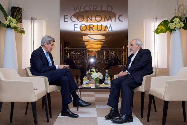 zarif kerry davos
