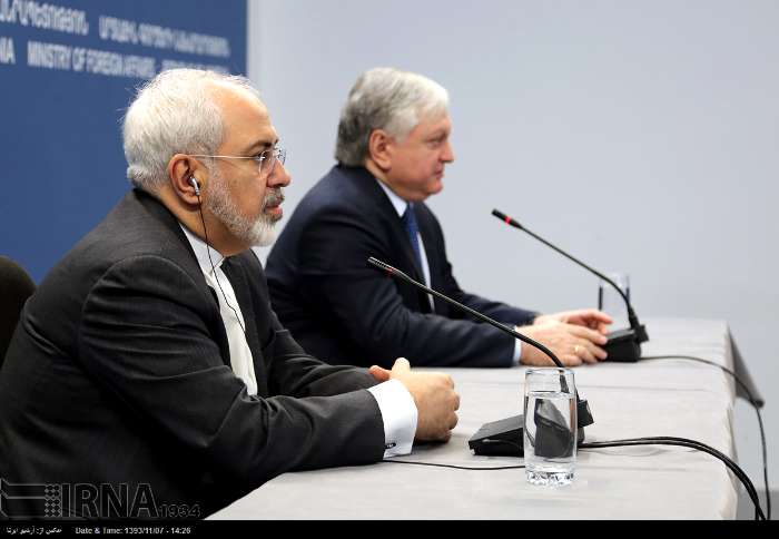 zarif visits armenia