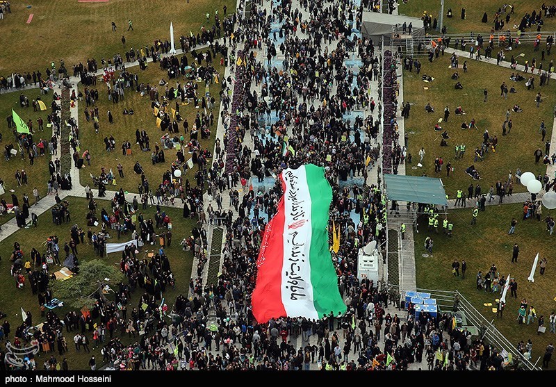 Iranians mark the 36th anniversary of the 1979 Islamic Revolution, Tehran, February 11, 2015.