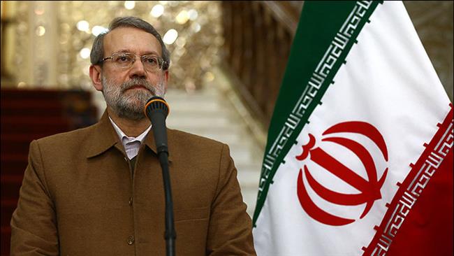 Irans Parliament Speaker Ali Larijani attends a press conference in Tehran on February 3, 2015.