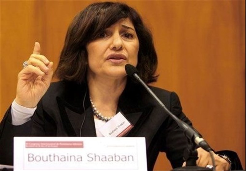 The Syrian president's political and media adviser, Bouthaina Shaaban