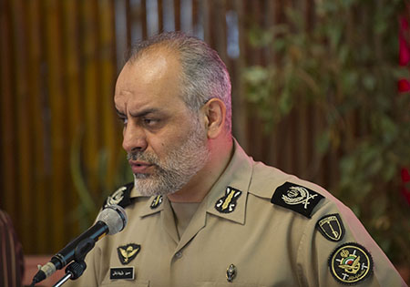 Commander of the elite Army Command and General Staff College (DAFOOS) Brigadier General Hossein Valivand