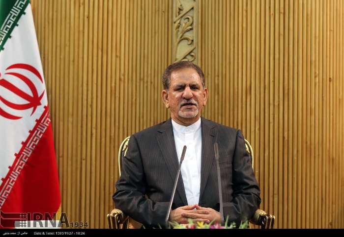 Irans first vice president Eshaq Jahangiri